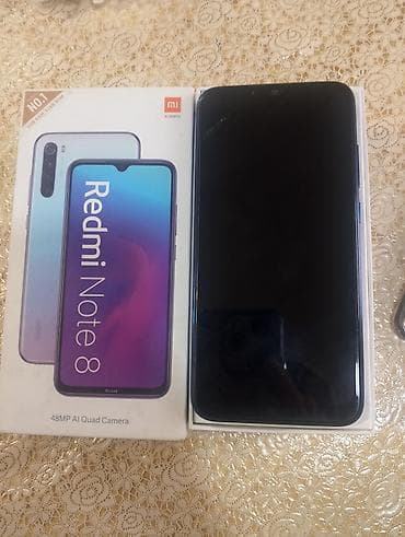 Redmi Note 8, 64 GB, rəng - Mavi, Qırıq lalafo.az -da Redmi Note 8, 64 GB, rəng - Mavi, Qırıq