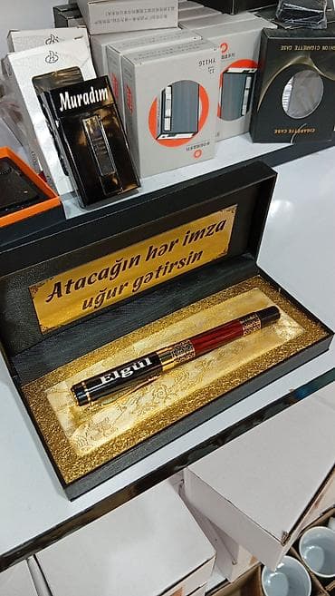 Şəxsi əşyalar: Hediyye qelemler suvenir qelem bloknotlar her nov var — 2