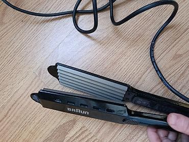 FAW: Braun saç üçün krape/volum verilən ütü feni. yenidir. istifadə — 1