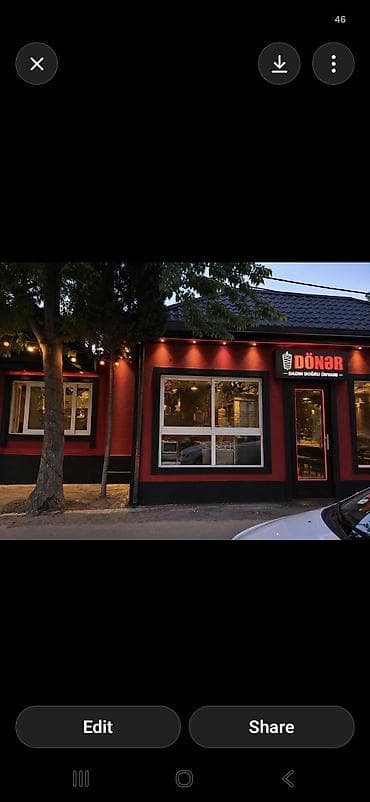 Kommersiya daşınmaz əmlakı: Dönər obyektı / dönərxana üçün hazır fasad və obyekt görünüşü təqdim — 1