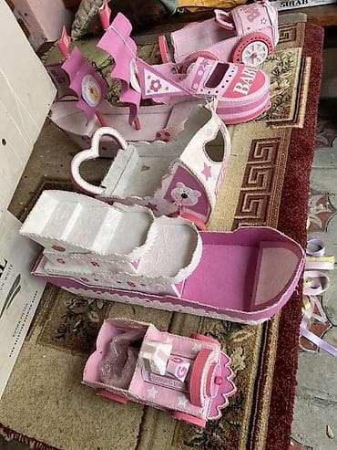 boz sac rengleri: Mövzu: “Baby Girl” mövzulu dekor dəsti Təsvir: - Qız uşağı üçün — 5