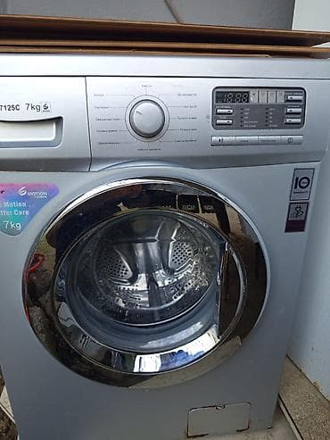 elektrikli pec: Paltaryuyan maşın 7 kq, İşlənmiş, Avtomat, Qurutmasız — 1