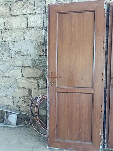 islenmis qapi satiram: Plastik qapı 2eded karicniv rəngdə,qalın profil ile yığılmadi, ağır — 2