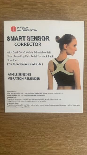 bel karseti: Smart Sensor Corrector – ağıllı duruş düzəldici Xüsusiyyətlər: - Açı — 2