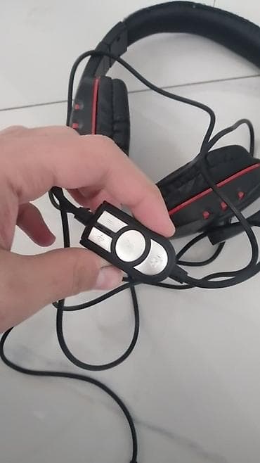 mikrofonlu qulaqcıq: KOMC simli qulaqlıq-mikrofon (headset) - Bağlantı: USB - Üstündə — 5