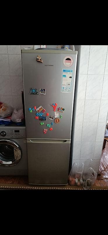 2 qapılı Hoffman Soyuducu Satılır, rəng - Gümüşü