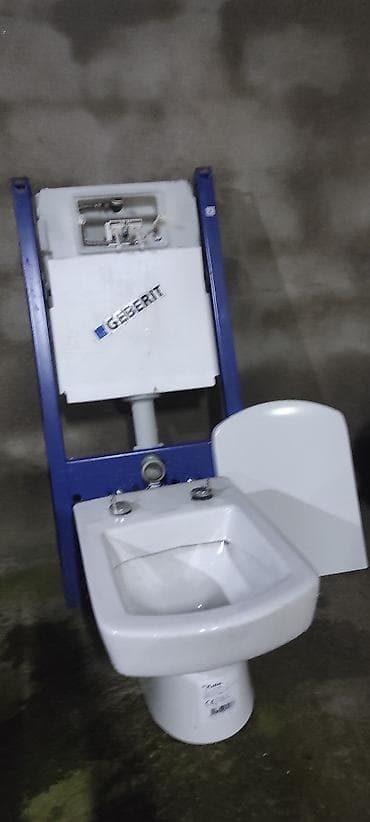 Geberit asma unitaz sistemi + keramika unitaz dəsti komplekt satılır