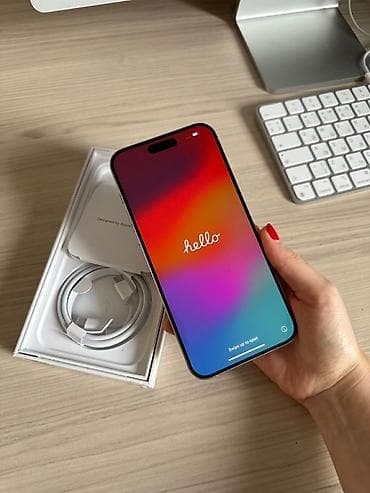 IPhone 15 Pro Max, 256 ГБ, Natural Titanium, Face ID