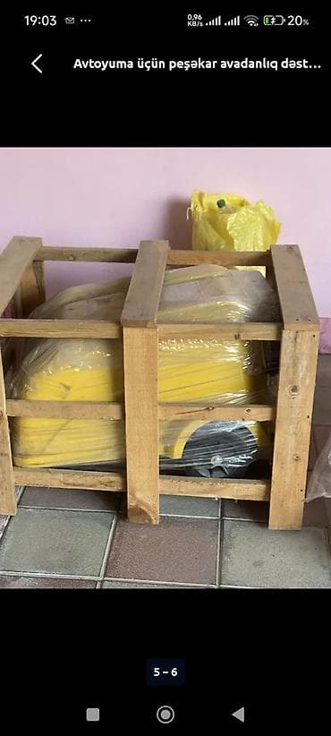unitaz moyka: Avtoyuma və detallı təmizlik üçün peşəkar avadanlıq dəsti Tərkib: - — 5