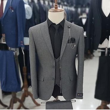 Костюмы: Cemi bir defe geyinilib isteyen elaqe saxlasin olcu 46/6 — 1