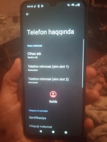 Samsung: Redmi A5, 128 ГБ, цвет - Черный, Две SIM карты — 1