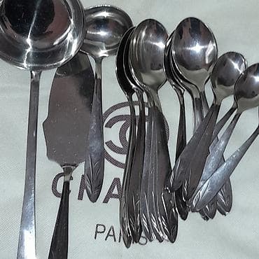 bıçag: Paslanmayan poladdan mətbəx qaşıqları və servis dəsti. Tərkibi: - 2 — 1