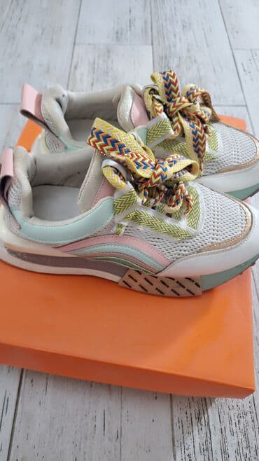 женские кроссовки nike air max hyperfuse: Rəngarəng qadın idman ayaqqabısı - Model: çoxrəngli casual/idman — 3