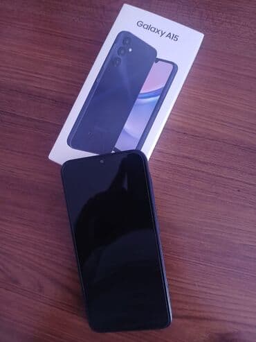 a15 ikinci el: Samsung Galaxy A15, rəng - Qara, Barmaq izi — 1