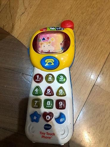 maska sekilleri: VTech Tiny Touch Phone – körpələr üçün interaktiv oyuncaq telefon — 1