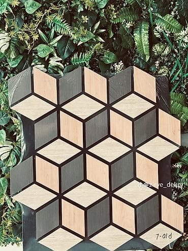 panel dekor: Dekorativ MDF 50"50yə dekorlar - Tətbiq sahəsi: qonaq otağı, yataq — 1