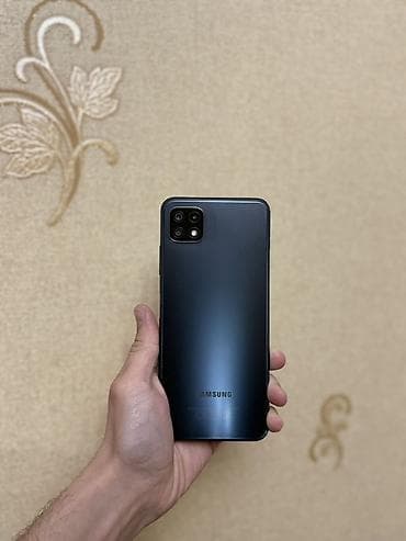 redimi note 14: Samsung Galaxy A22 5G, 64 GB, rəng - Qara, Barmaq izi — 2