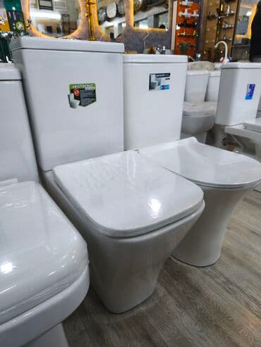 işlənmiş unitaz: ARISTOCRAT tualet kompaktı - İkiqat bloklu rezervuarla birləşən — 1