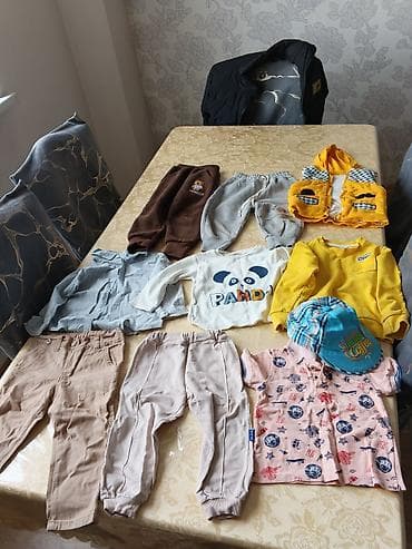 topdan paltar satisi: Geyimlər səliqəli vəziyyətdədir. 1.5 3 yaş arası razmerlerdədir — 4