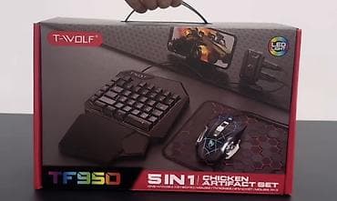 lords mobile: Mobil Oyun Klaviatura/Siçan Dəsti + Konverter+Cihaz holderi+Siçan — 2