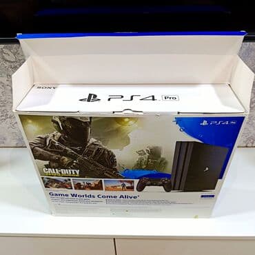 заказать гбо 4 поколения: PS4 PRO 1TB,2pult +20oyun+GTA5 Şəkildəki PS4 pro, işlənməyib — 3