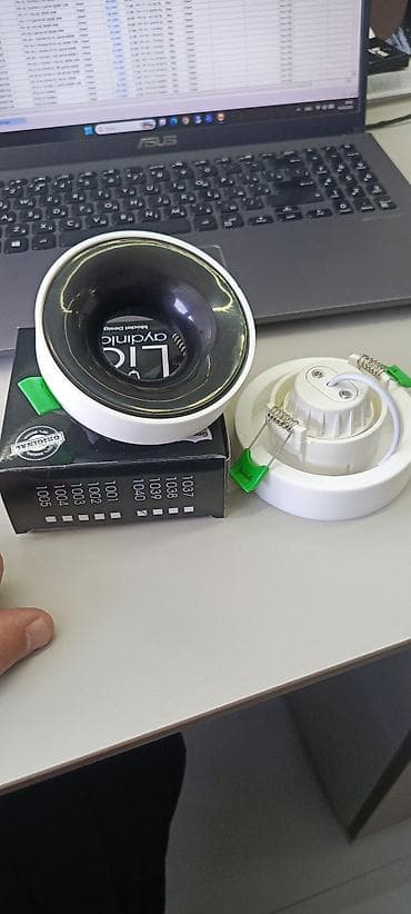 dolab guzgulu: LED spot işıq üçün quraşdırma seti (gövdə + COB lamp) - Tavan üçün — 2