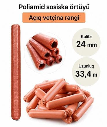 kolbasa: Məhsul: Nitritli duz və sosis/kolbasa üçün poliamid örtük dəsti 1) — 4