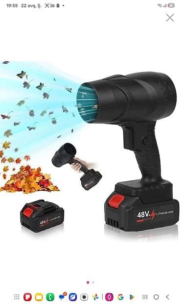 Məhsul: Simsiz hava üfleyici “Violent Fan” - Güc: 35000 Pa (Powerful — 2