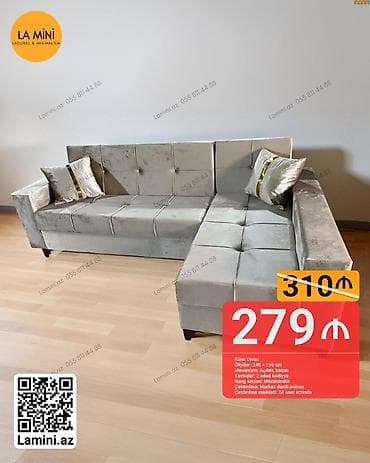 Künc divan, Açılan, Bazalı, Parça, Şəhərdaxili pulsuz çatdırılma