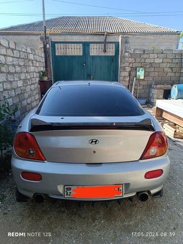 diffuzor: Hyundai Coupe (Tiburon) – gümüş rəngli 2 qapılı sport kupe hazir — 1