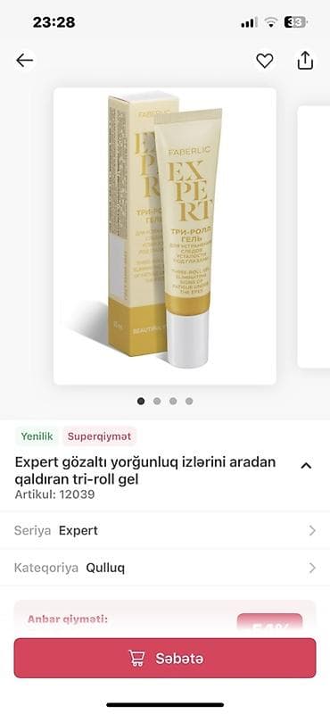 Üz geli, Faberlic