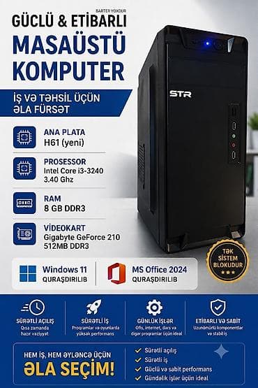 ssd 256: Tək sistem bloku BARTER YOXDUR! İŞ və TƏHSİL üçün. işləməyində heç — 1
