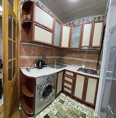 Mətbəx mebeli dəsti - Künc yerləşimli modul mətbəx dəsti - Üst və alt