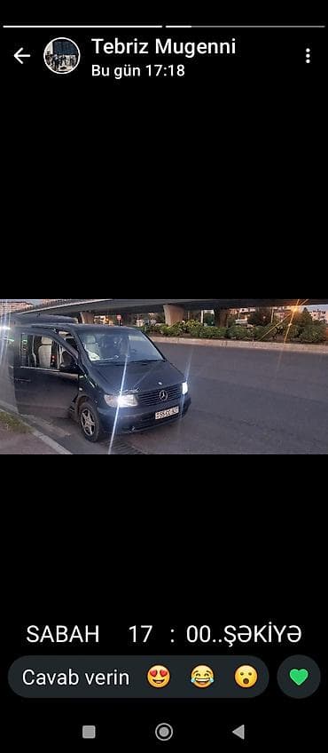 tvin tv elaqe: Mikroavtobus, Şəki — 1