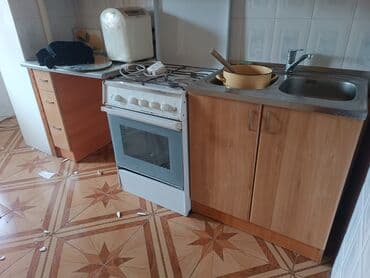 Qaz sobası Ayrıca dayanan, 4 gözlü, İşlənmiş