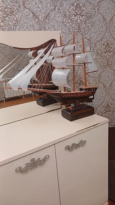 Dekorativ yelkənli gəmi maketi işıları var Ünvan sumqaylt əlaqe ( 099