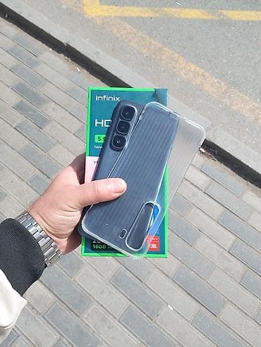 telefonlar honor: Infinix Hot 60 Pro+, 256 GB, rəng - Qara, Sensor — 4