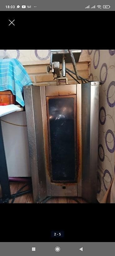 donar: Doner/kabab üçün peşəkar avadanlıq dəsti Tərkib: - Şaquli dönər — 3