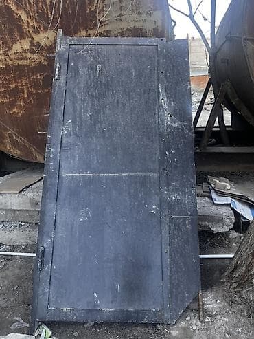 Metal qapı - Material: qalın polad lövhə və metal karkas Sekilde — 4