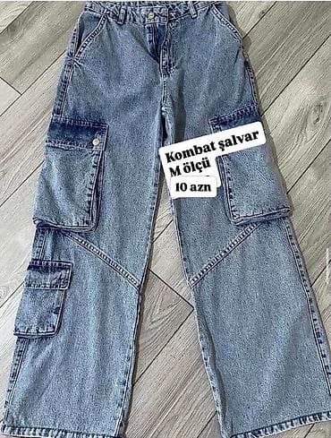 qarin yigan mayka: Kombat şalvar – M ölçü Qiymət: 10 AZN - Material: denim (cins) - — 1