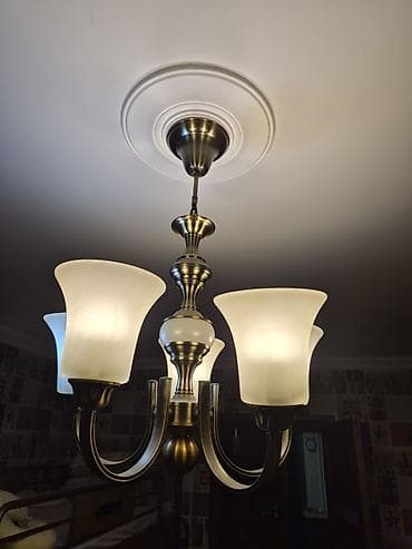 Çılçıraq, 5 lampa, Metal — 4
