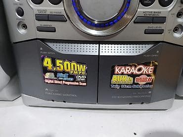 jvc maqintafon: Audio sistem JVC. CA MX DK 5 əla ishlək vəziyyəttə 4,500 watt — 2