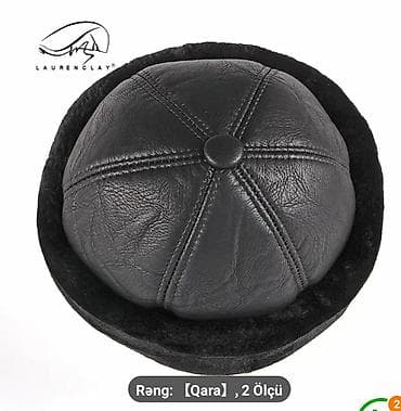 bts canta: Norka, xəz papaq, Yeni, rəng - Qara, M/57 — 3