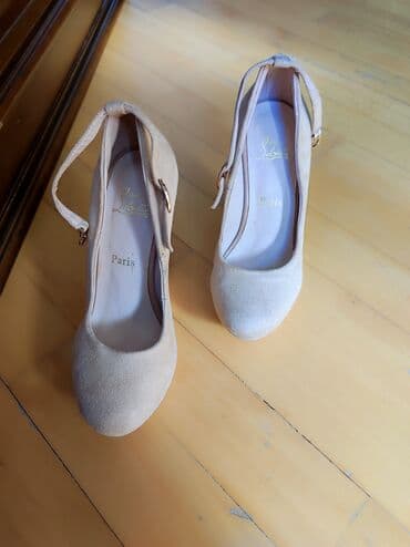 замшевые туфли на платформе: Туфли, Размер: 35, Б/у — 3