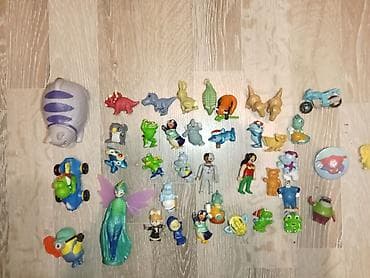 Uşaq fiqurları və kiçik oyuncaqlar dəsti - Müxtəlif temalı 40+ ədəd