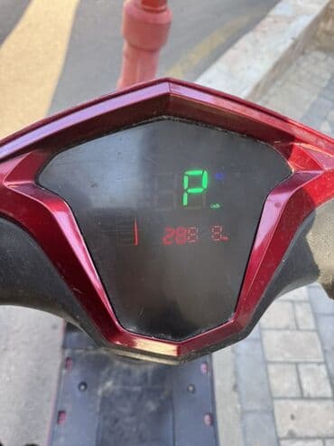 электро мотоцикл: GİYMET SON !!!!! Teker pardayıb 2 aydı işledilmir ve tormuzuna — 4