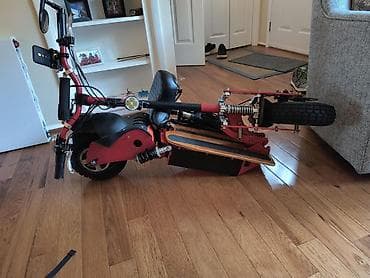 Velosiped aksesuarları: Elektrik skuter – oturacaqlı, güclü işıqlı, tam asqılı - Rəng — 5