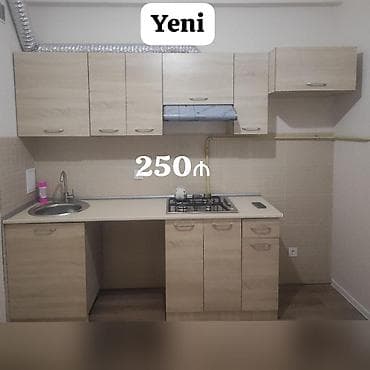 *250₼ MƏTBƏX mebeli :-TƏCİLİ SATILIR*‼️ ÖLÇÜ:-deqiq bilinmir ÜZƏRİNDƏ