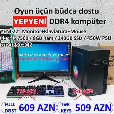 FÜRSƏTDƏN YARARLANIN!!! BÜTÜN KOMPÜTERLƏR MAYA DƏYƏRİNDƏN AŞAĞI!! ⭐Tək