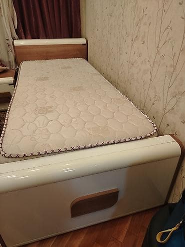 krovat: Oğlan və qız üçün, İşlənmiş, 2 təknəfərlik çarpayı — 7